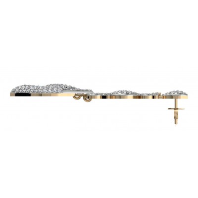 Scintillating Diamond Dangle Earrings